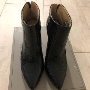 BCBG Maxazaria black booties